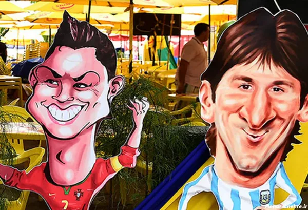  عکس خنده دار از رونالدو