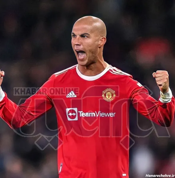  عکس خنده دار از رونالدو