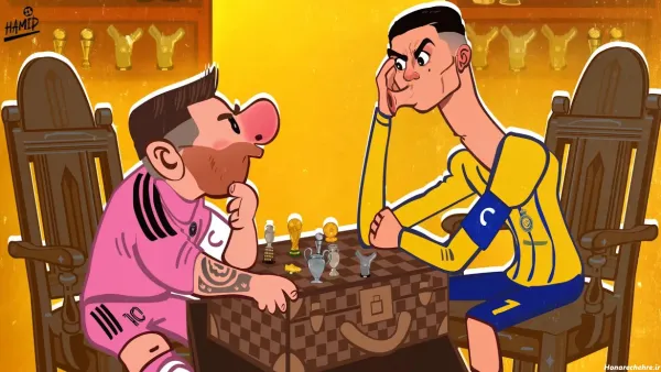  عکس خنده دار از رونالدو