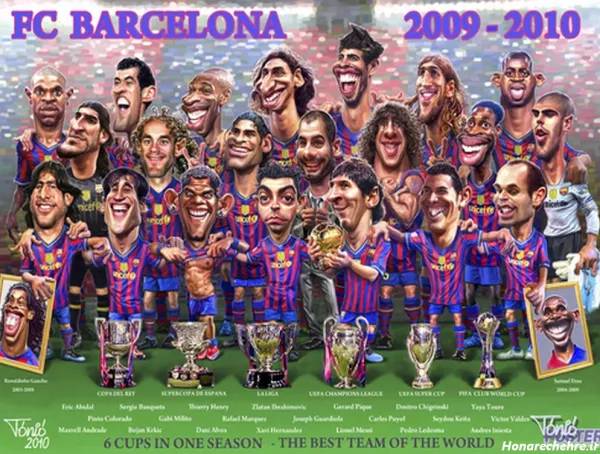  عکس خنده دار مسی و رونالدو