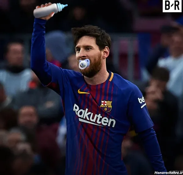  عکس خنده دار مسی و رونالدو