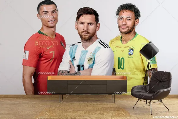  عکس رونالدو و مسی و نیمار برای پروفایل