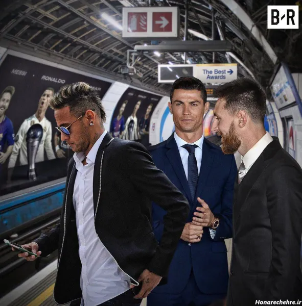  عکس نیمار و رونالدو