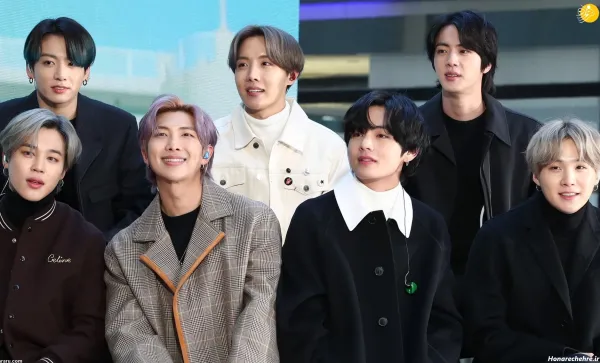  عکس خنده دار از بی تی اس