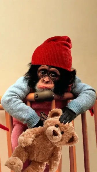  عکس میمون زشت خنده دار