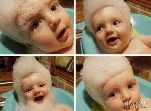  عکس بچه خنده دار زشت