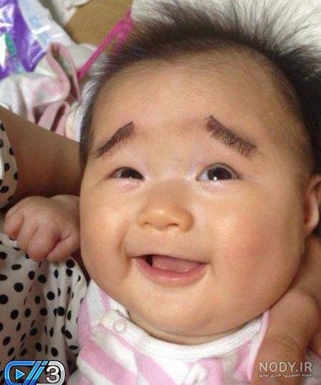  عکس بچه خنده دار زشت