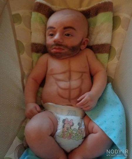  عکس بچه خنده دار زشت