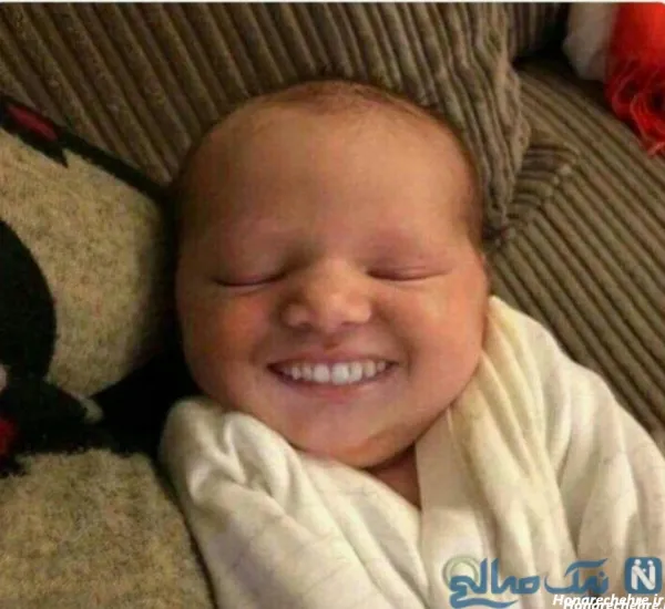  عکس خنده دار بچه ها با متن