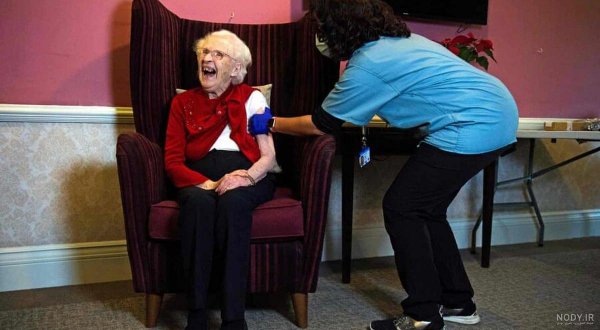  عکس خنده دار پیرزن