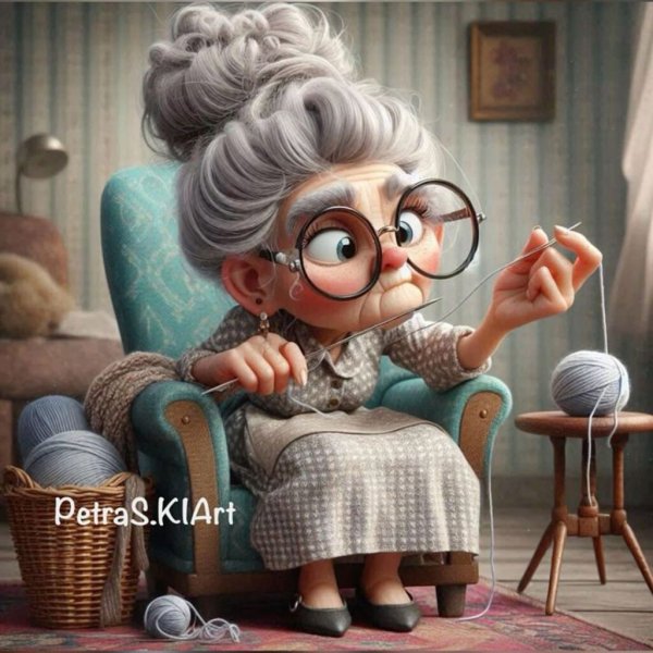  عکس پیرزن خنده دار کارتونی