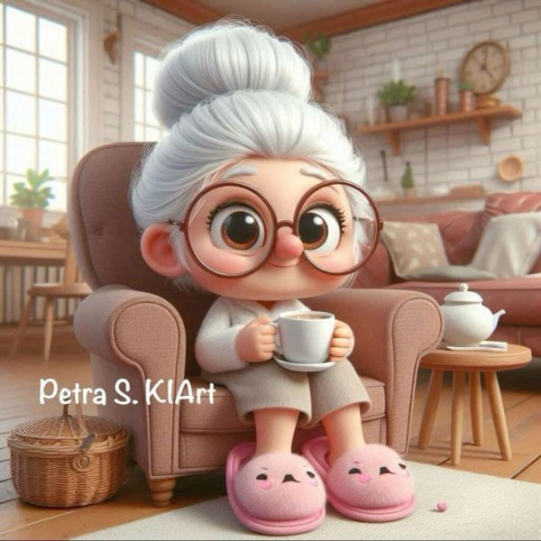  عکس پیرزن خنده دار کارتونی