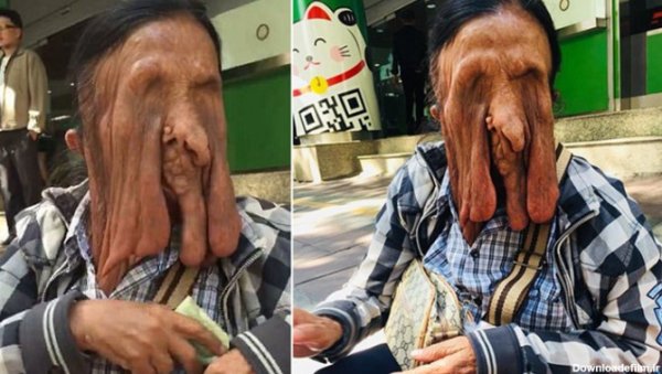  عکس پیرزن ترسناک واقعی