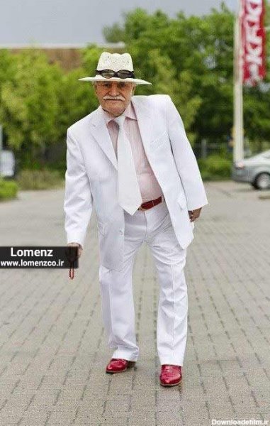  عکس پیرمرد باکلاس