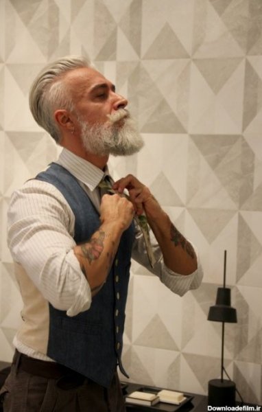  عکس پیرمرد باکلاس