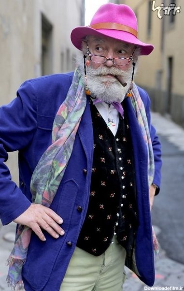  عکس پیرمرد باکلاس