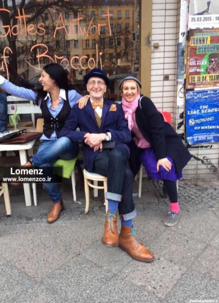  عکس پیرمرد باکلاس