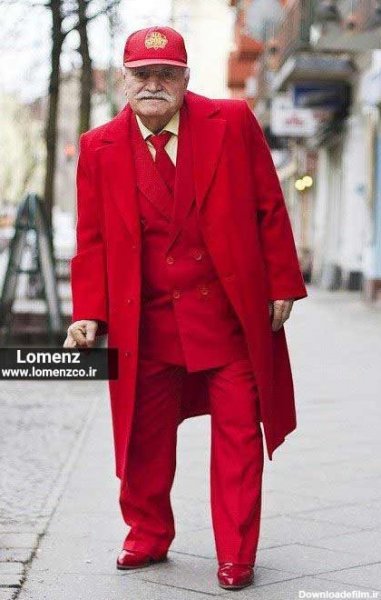  عکس پیرمرد باکلاس