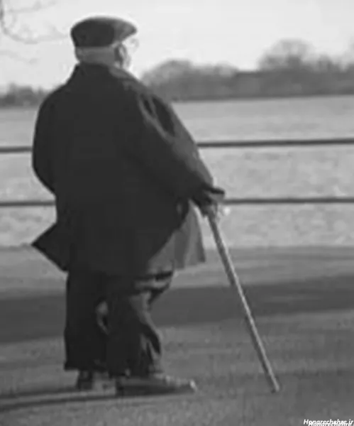  عکس پیرمرد غمگین