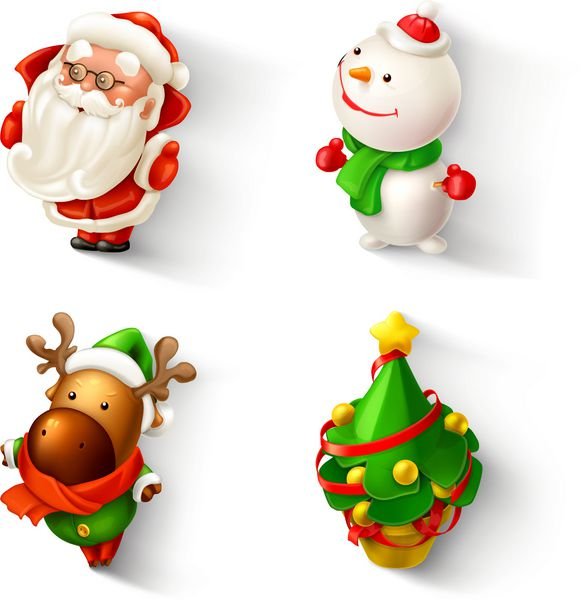  150 عکس کریسمس کارتونی