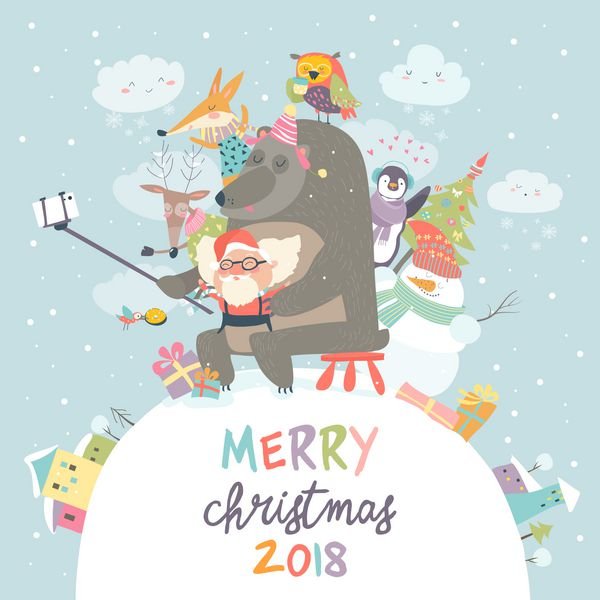  150 عکس کریسمس کارتونی