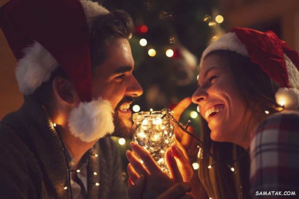  68 عکس کریسمس عاشقانه