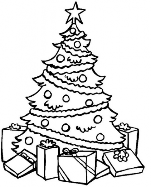 97 عکس درخت کریسمس نقاشی