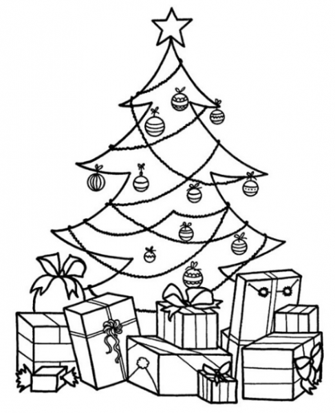  97 عکس درخت کریسمس نقاشی