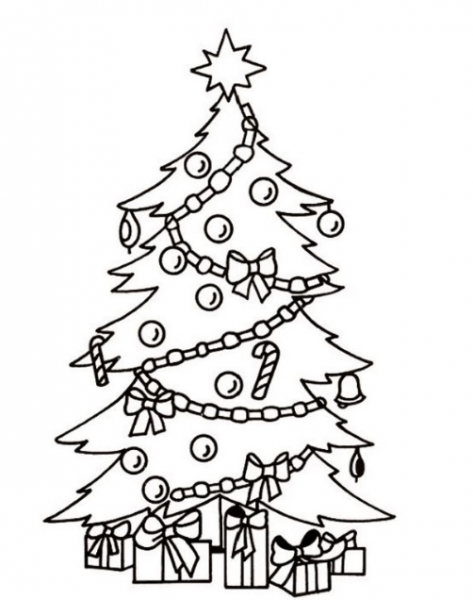  عکس درخت کریسمس نقاشی