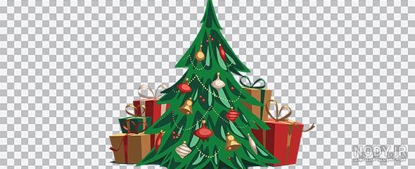  عکس درخت کریسمس کارتونی