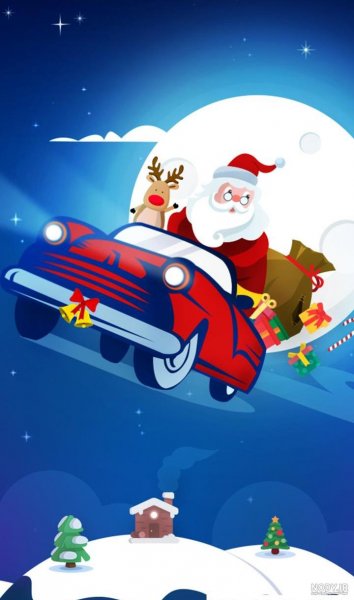  عکس بابانوئل نقاشی