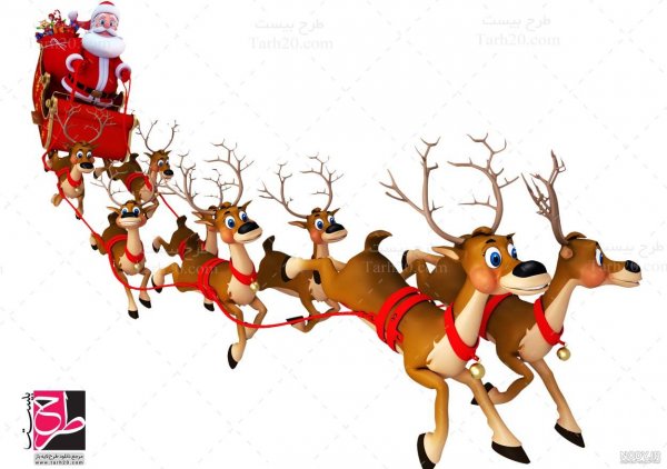  عکس بابانوئل نقاشی