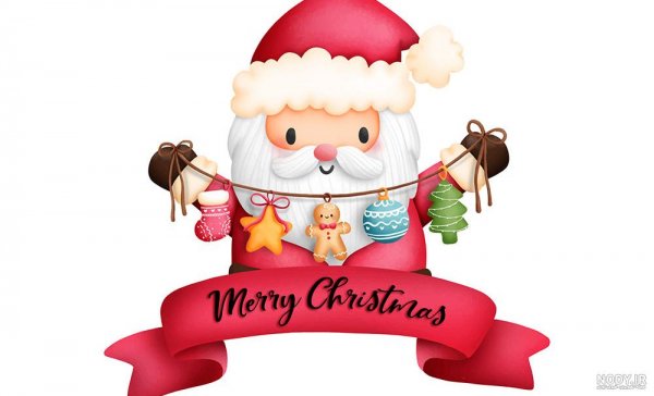  عکس بابانوئل نقاشی