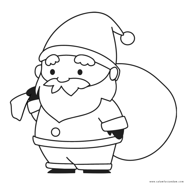  عکس بابانوئل نقاشی