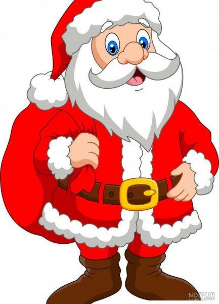  عکس بابانوئل نقاشی