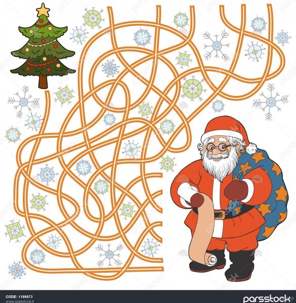  عکس بابانوئل نقاشی