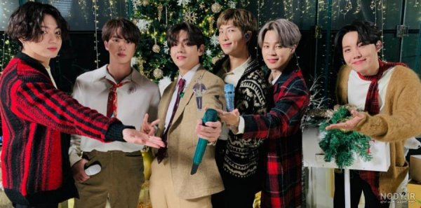  عکس کریسمس بی تی اس