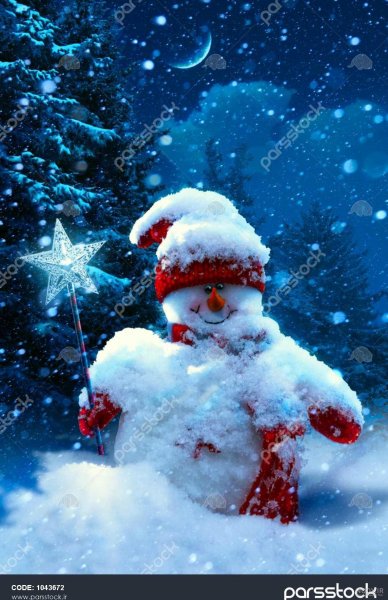  عکس کریسمس برفی