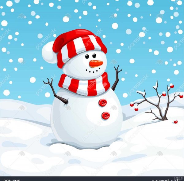  عکس کریسمس برفی