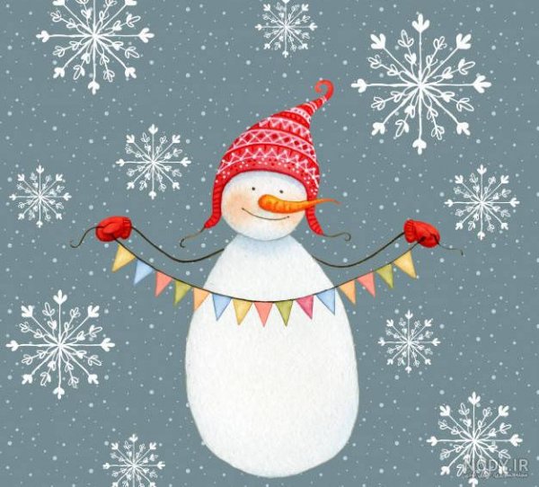  عکس کریسمس برفی