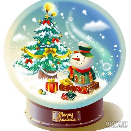 عکس کریسمس برفی