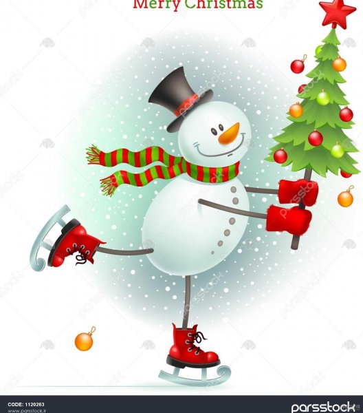  عکس کریسمس برفی