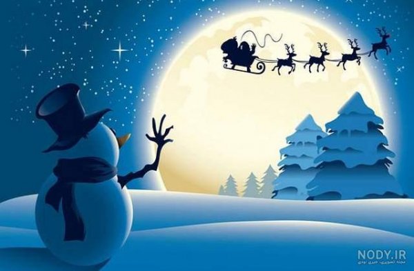  عکس کریسمس برفی