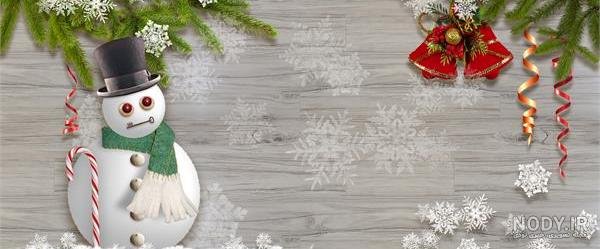  عکس کریسمس برفی