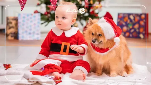  عکس کریسمس بچه گانه