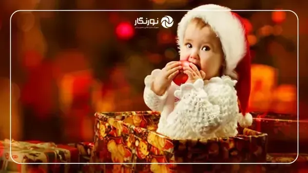  عکس کریسمس بچه گانه