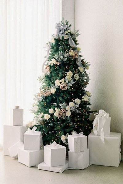  80 عکس درخت کریسمس در خانه