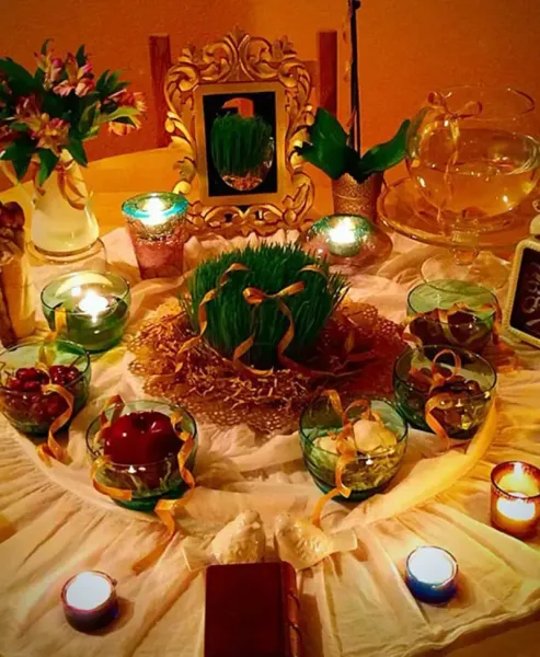  98 عکس عید نوروز سفره هفت سین