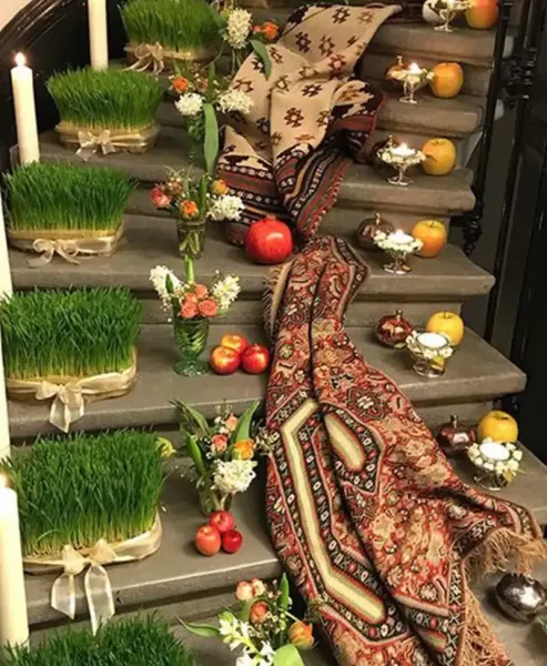  98 عکس عید نوروز سفره هفت سین