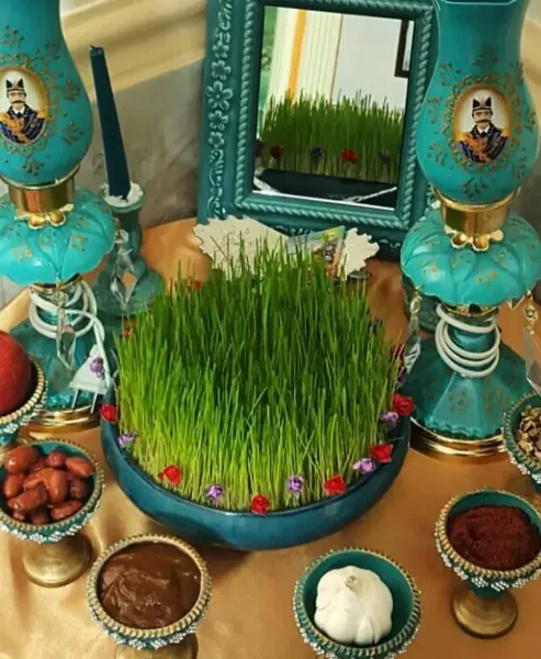  98 عکس عید نوروز سفره هفت سین